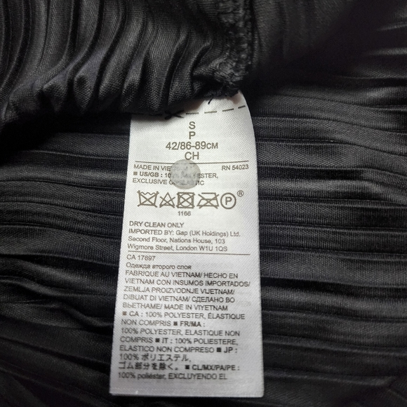 Banana Republic Black Dress | Black Long Pleated Dress for Women Size Sm… - Picture 7 of 17